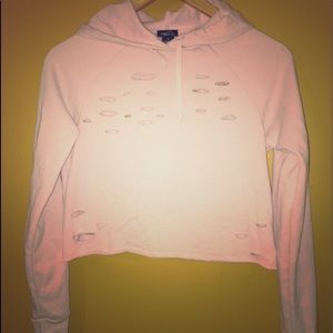 Rue21 crop top hoodie
